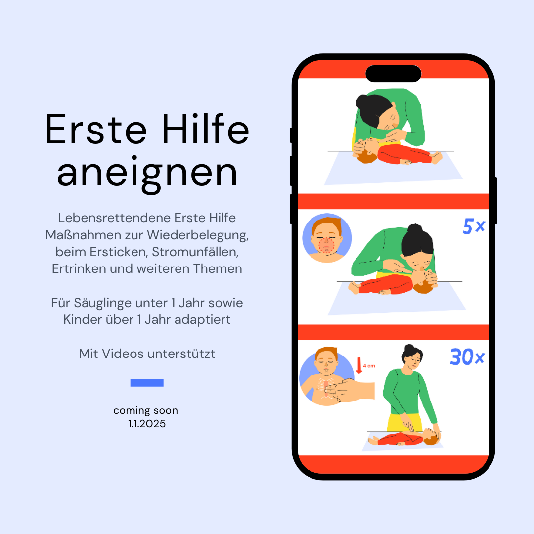 Im Set: Erste-Hilfe-Koffer für Kinder mit Notfallkit für unterwegs - jetzt mit 3 Monate kostenfreiem Zugang zur iOS App ab 1.1.2025